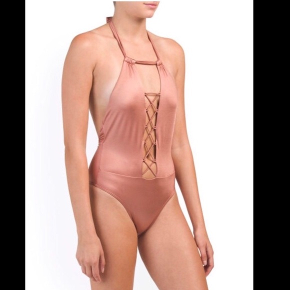 Cikada Other - Woman’s Rose One piece Swimsuit